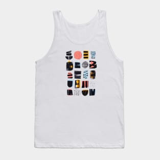 Abstract Typografy Tank Top